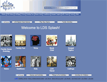 Tablet Screenshot of ldssplash.com